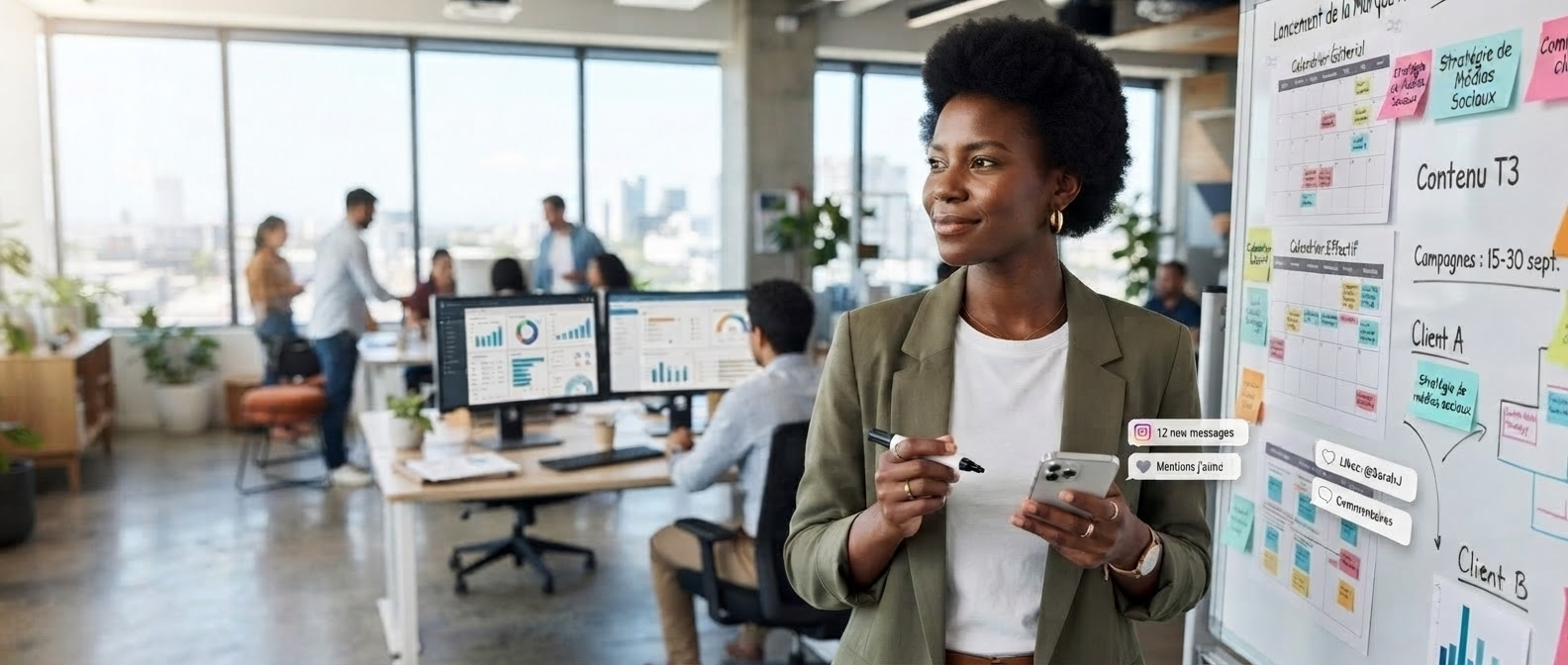 Les défis de la gestion des réseaux sociaux dans une agence de communication digitale